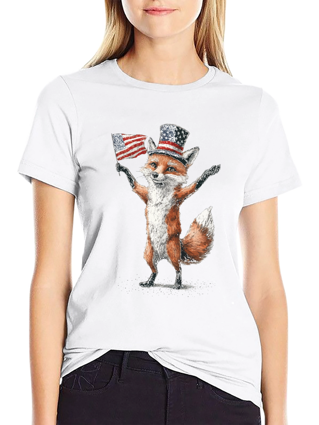 Patriotic Fox T-Shirt