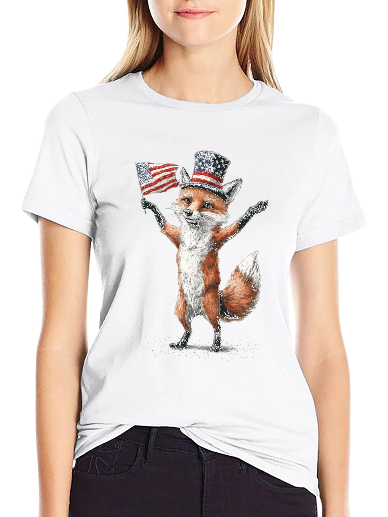 Patriotic Fox T-Shirt