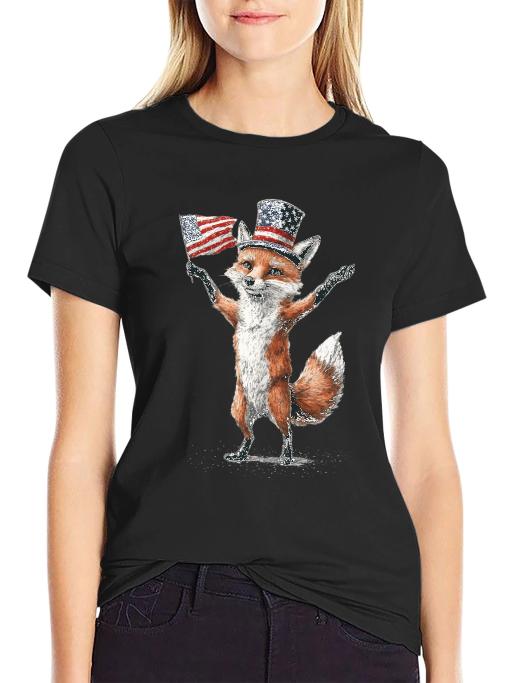 Patriotic Fox T-Shirt