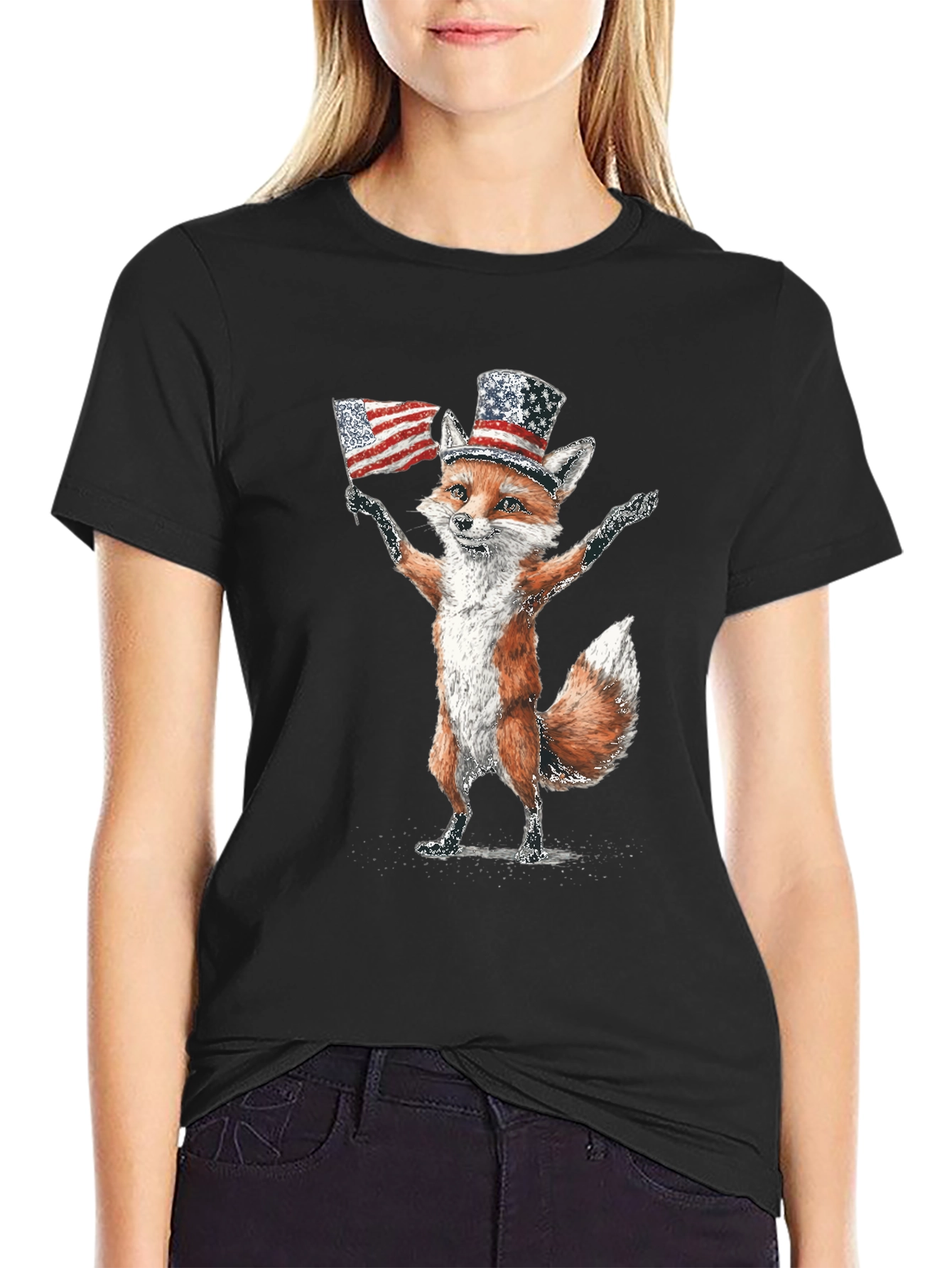 Patriotic Fox T-Shirt