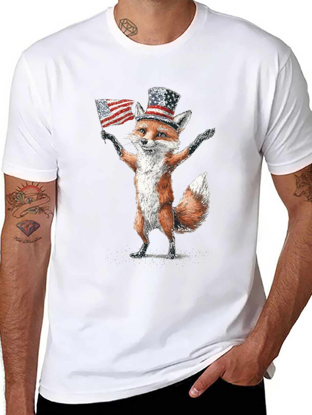 Patriotic Fox T-Shirt