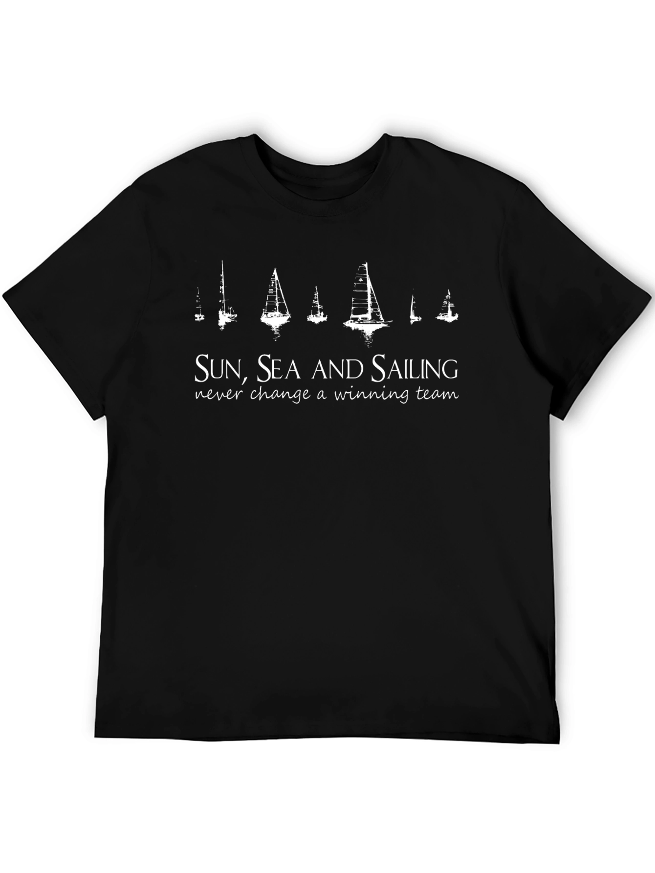 Sun Sea Sailing T-Shirt - Never Change Winning Team