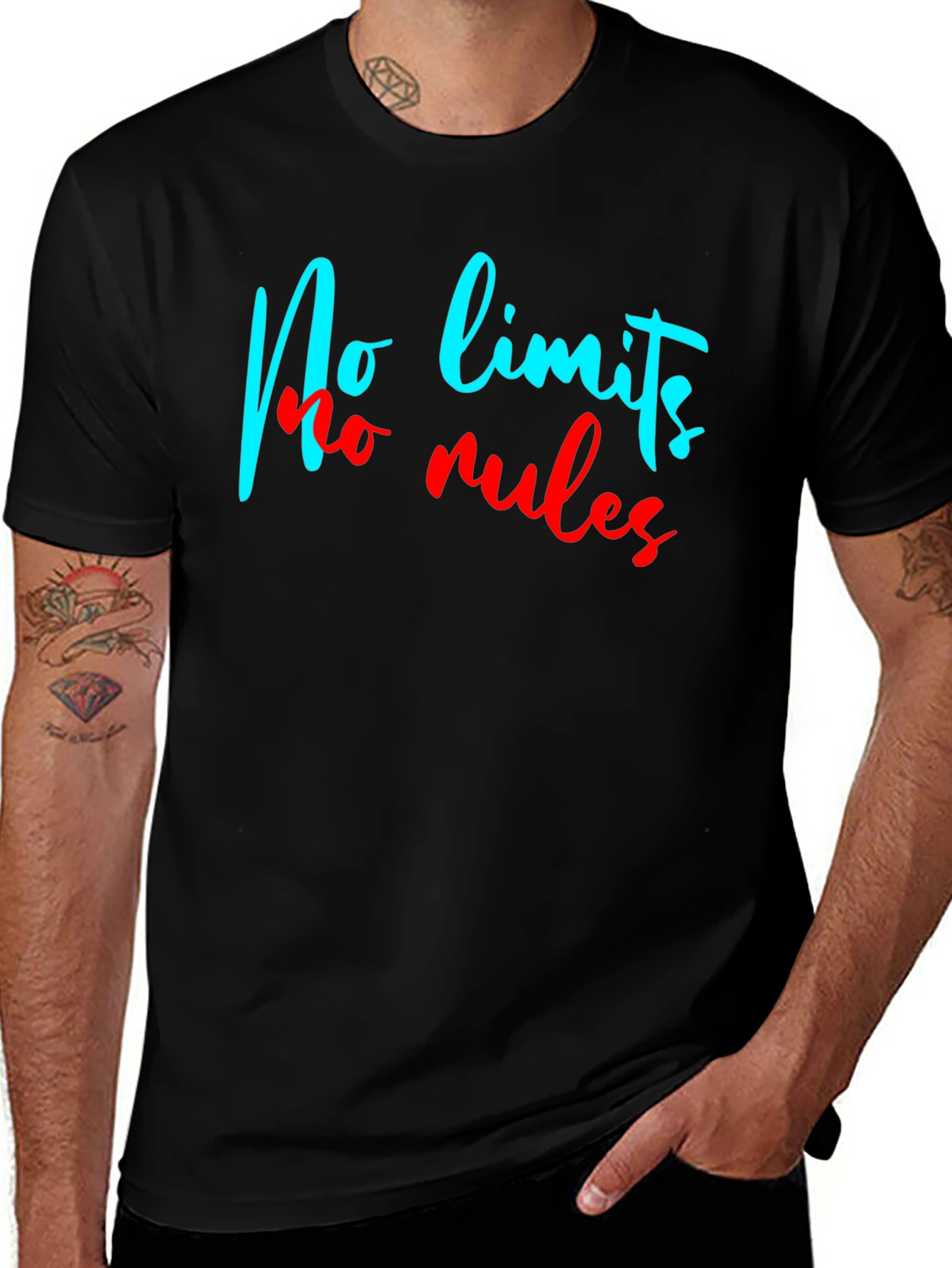 No Limits No Rules Graphic T-Shirt