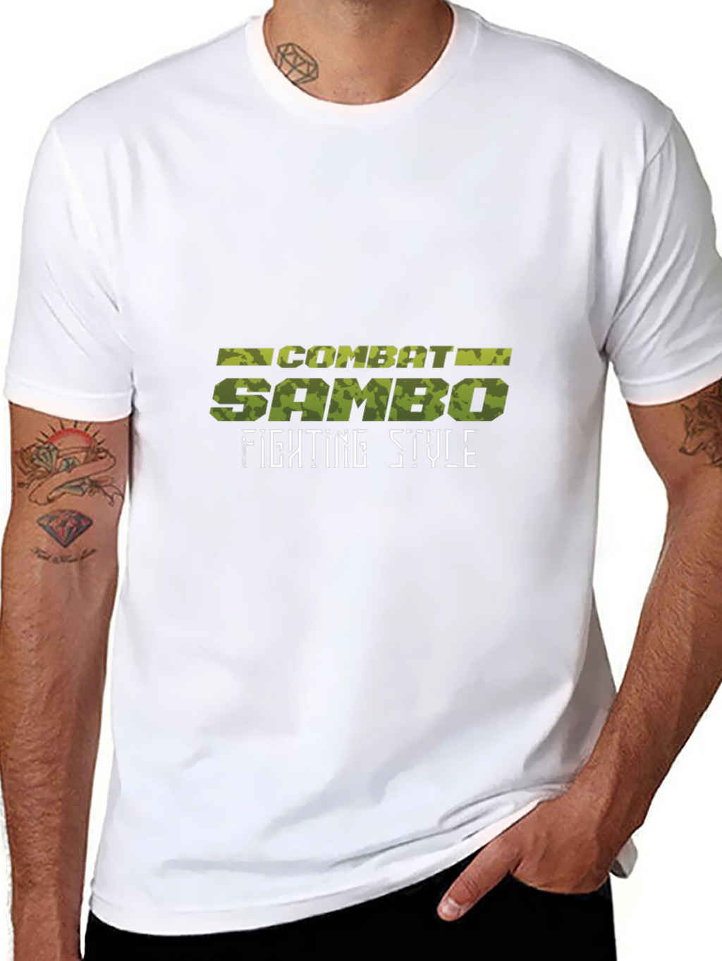 Combat Sambo Style Black T-Shirt