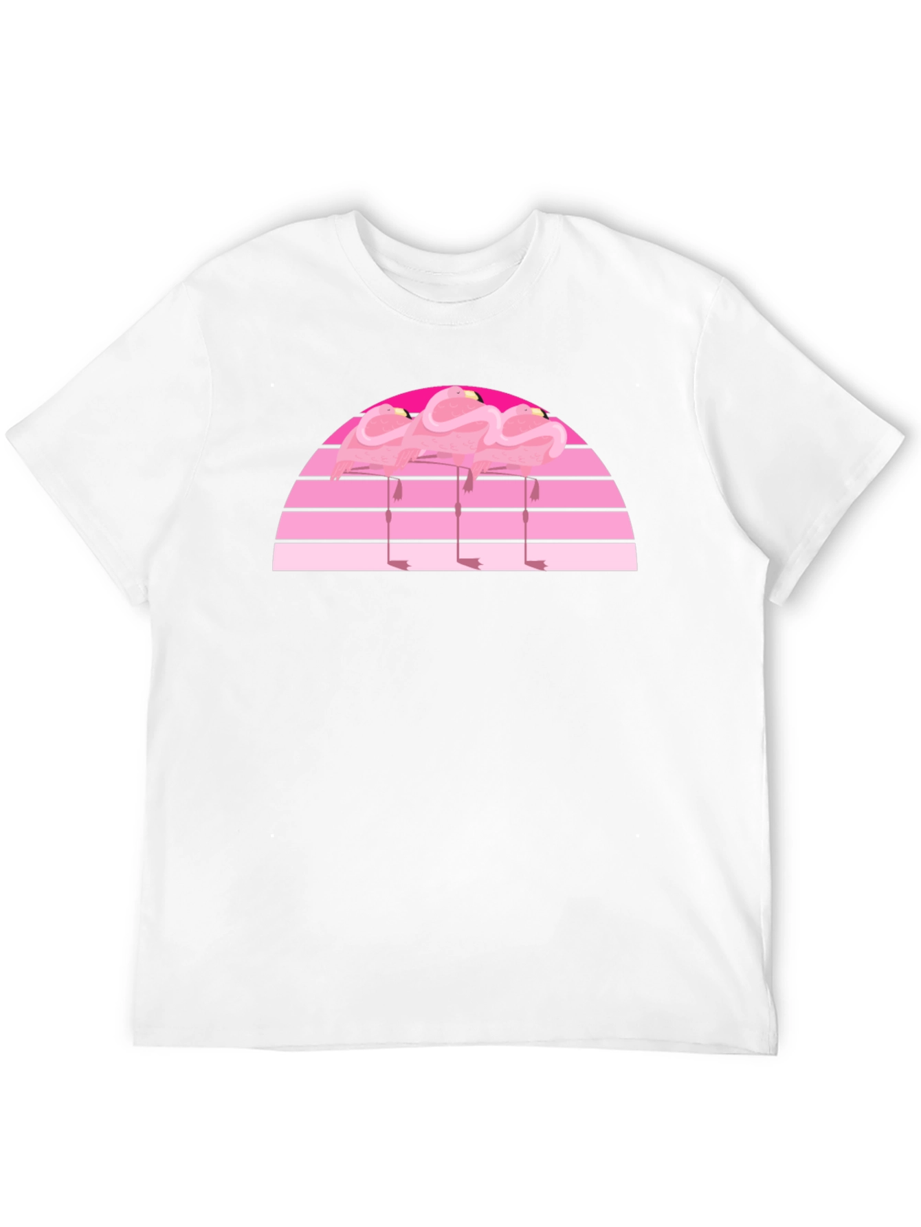 Retro Flamingo Sunset Graphic Tee