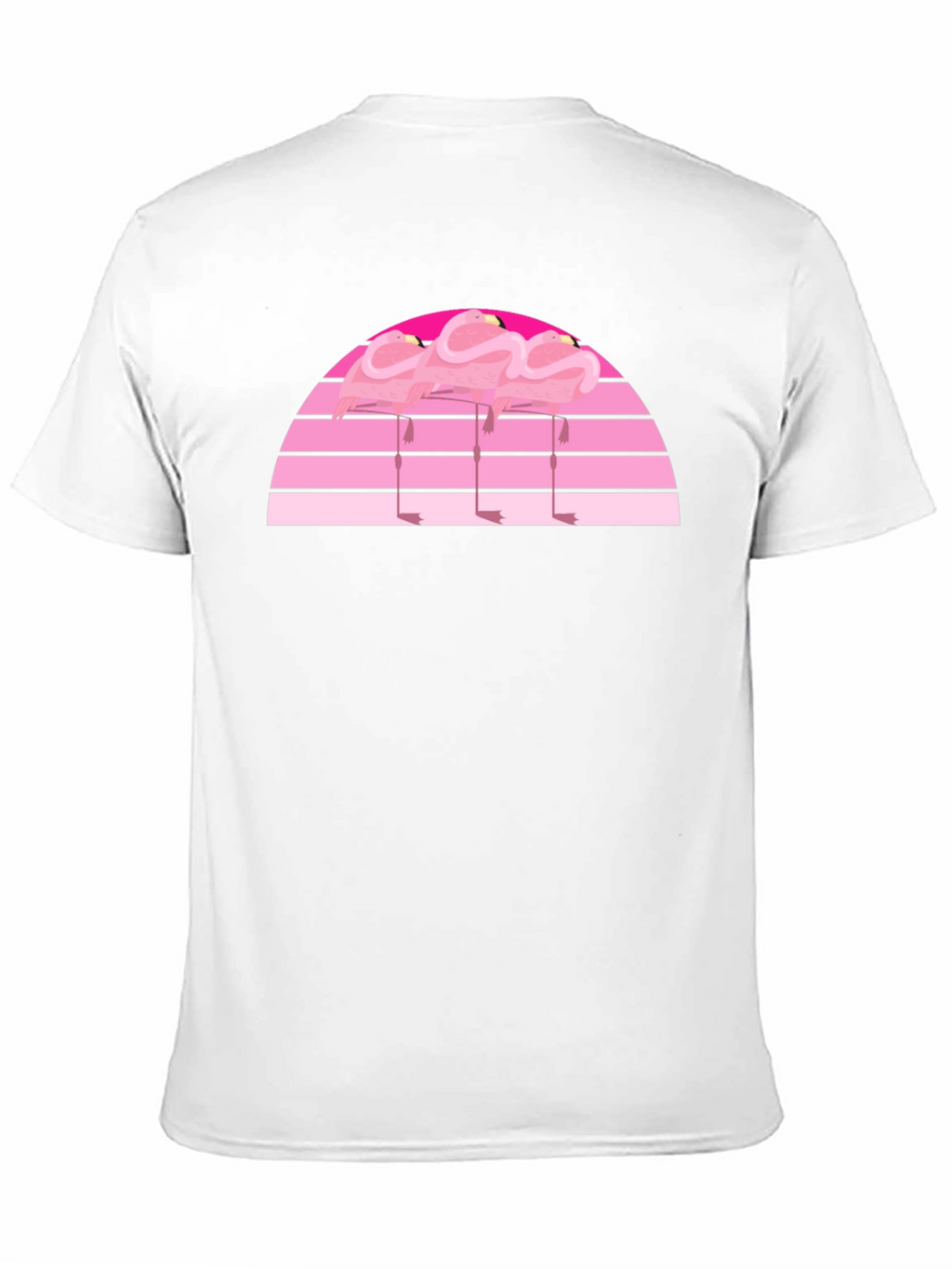 Retro Flamingo Sunset Graphic Tee