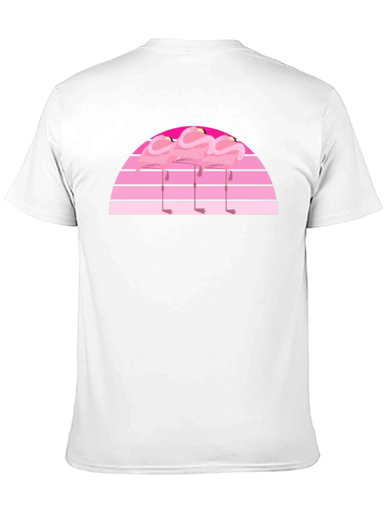 Retro Flamingo Sunset Graphic Tee