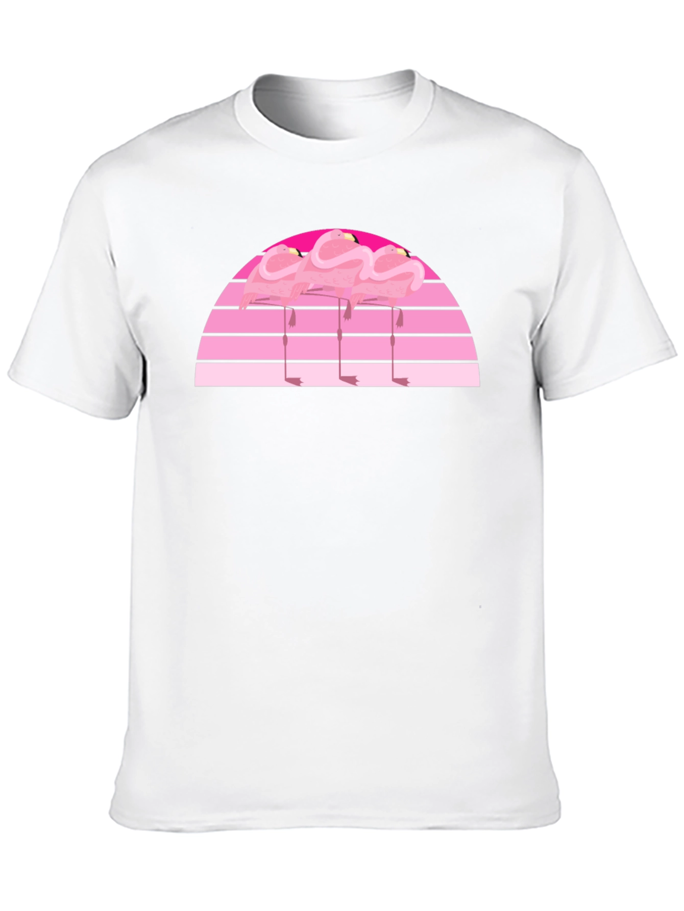Retro Flamingo Sunset Graphic Tee