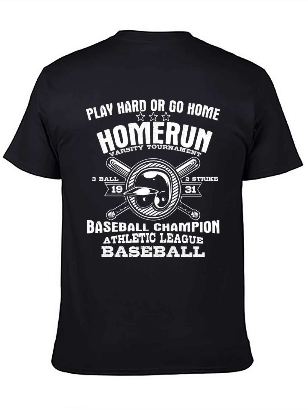 Homerun Baseball Graphic Tee
