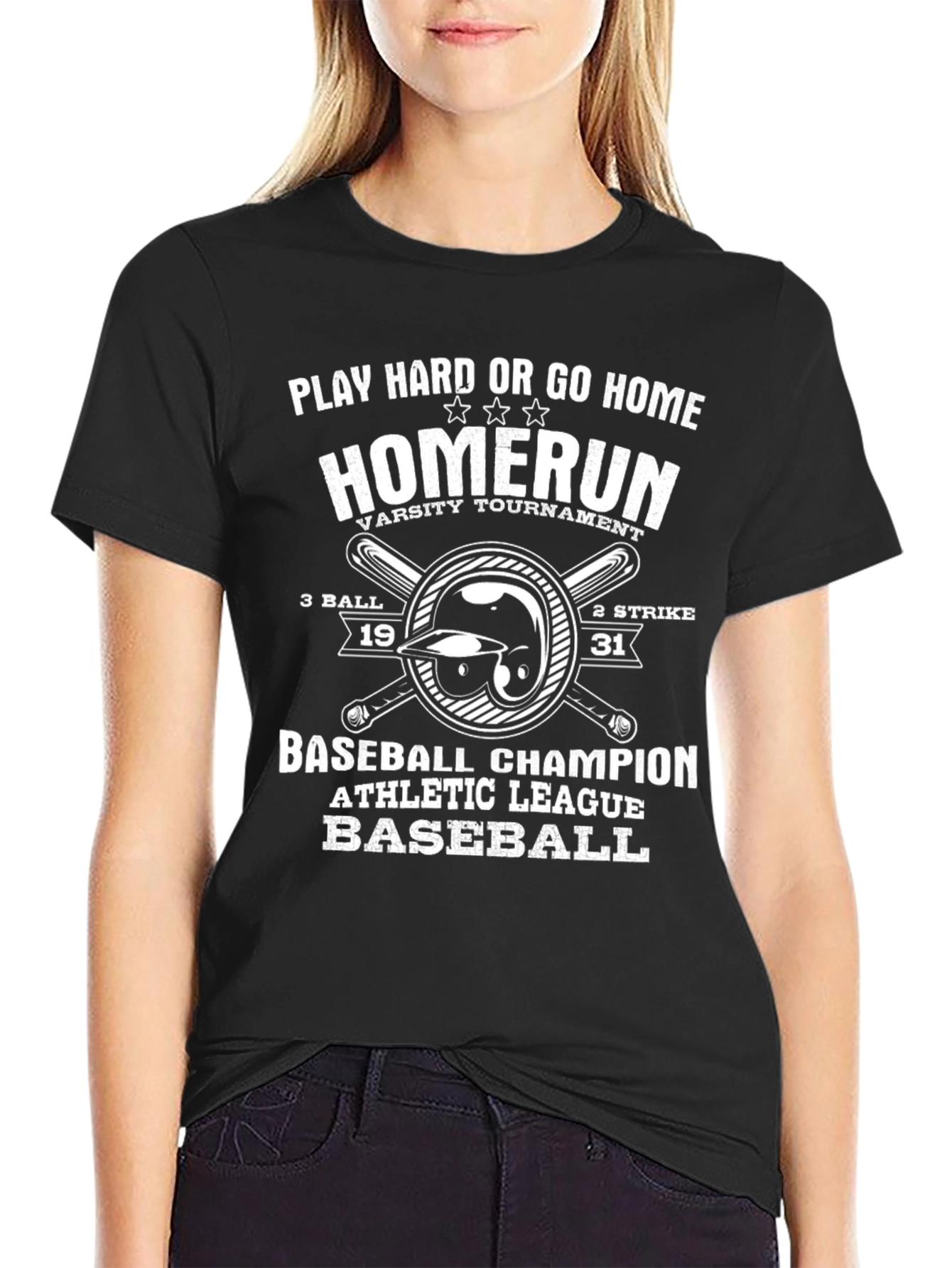 Homerun Baseball Graphic Tee