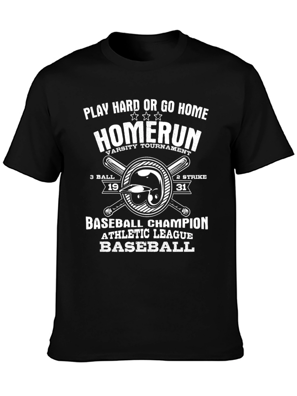 Homerun Baseball Graphic Tee