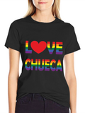 Love Chueca Rainbow Heart T-Shirt