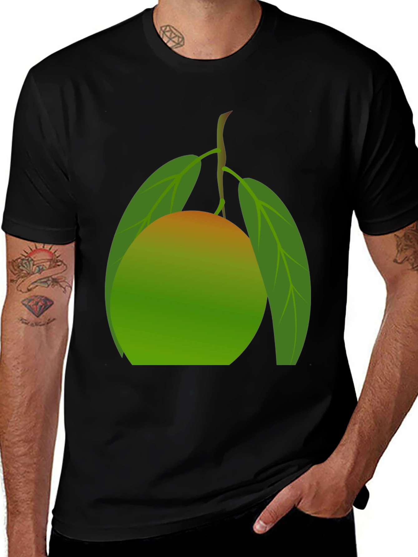 Mango Graphic Tee - Fresh Fruit Design