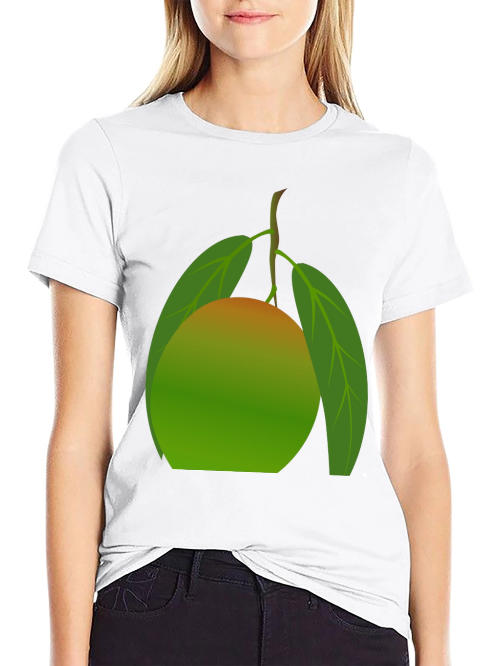 Mango Graphic Tee - Fresh Fruit Design