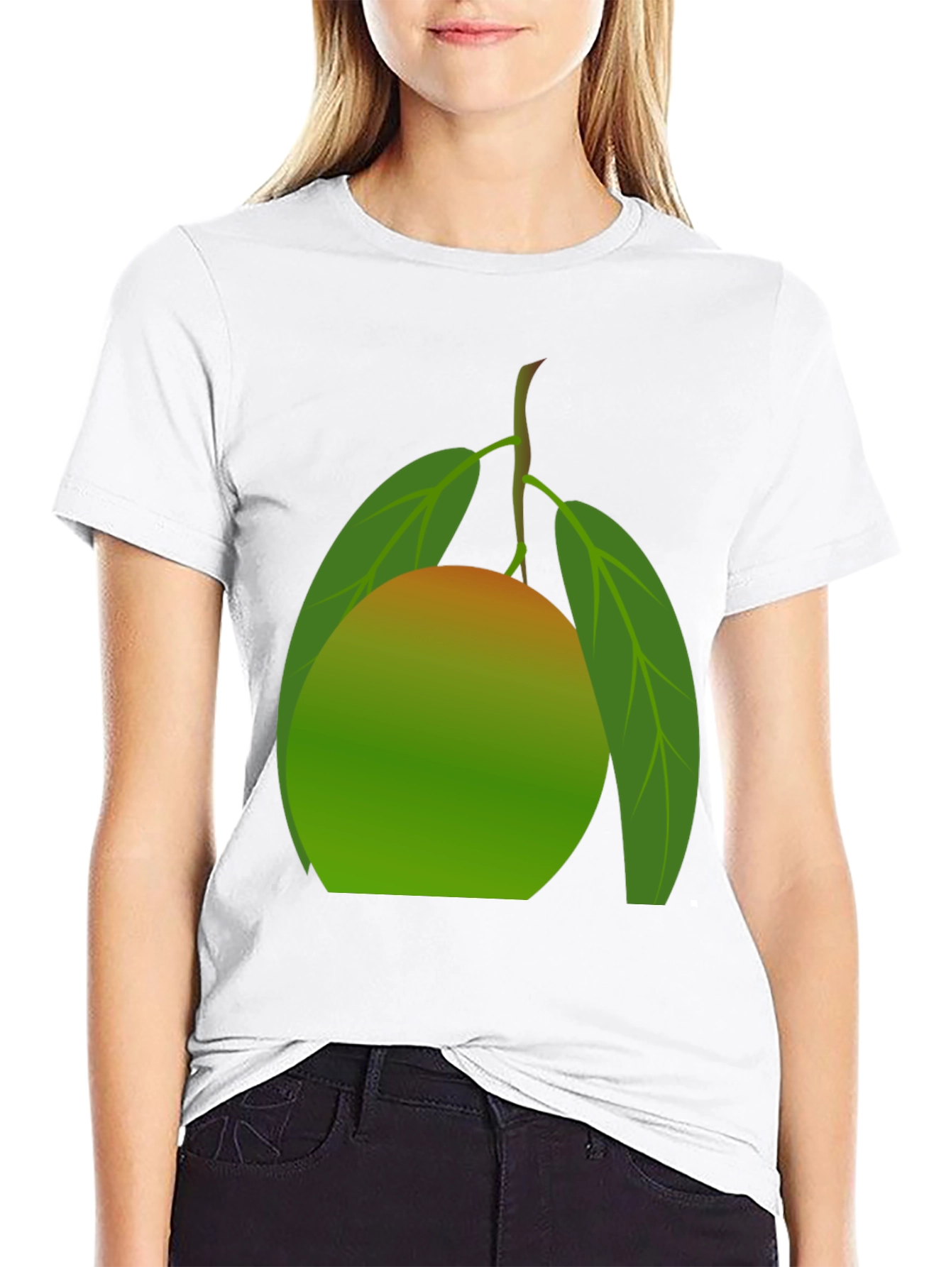 Mango Graphic Tee - Fresh Fruit Design