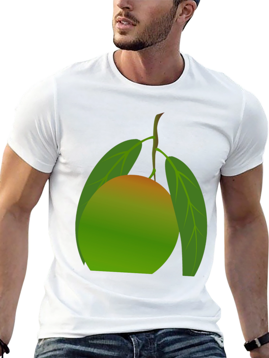 Mango Graphic Tee - Fresh Fruit Design
