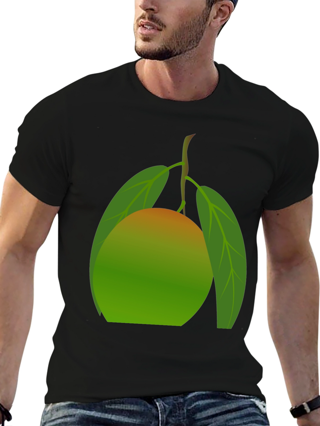 Mango Graphic Tee - Fresh Fruit Design
