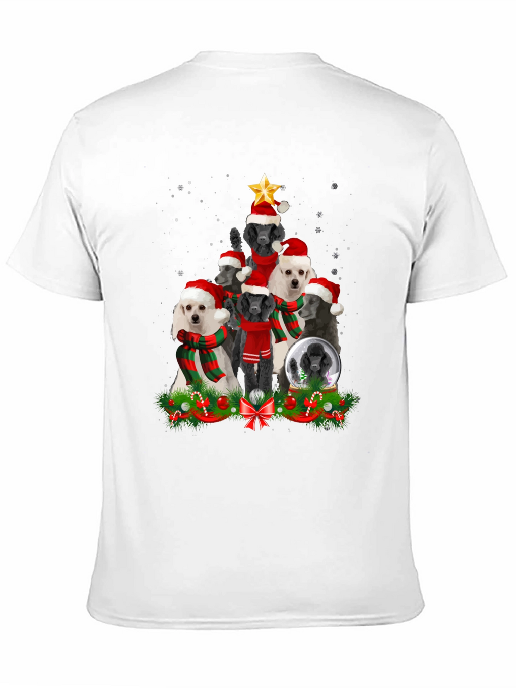 Poodle Christmas Tree T-Shirt