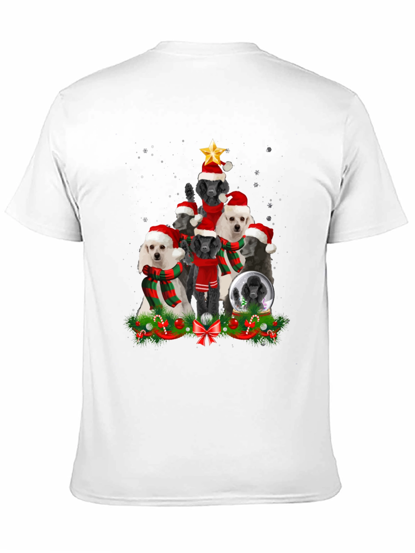 Poodle Christmas Tree T-Shirt