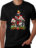 Poodle Christmas Tree T-Shirt