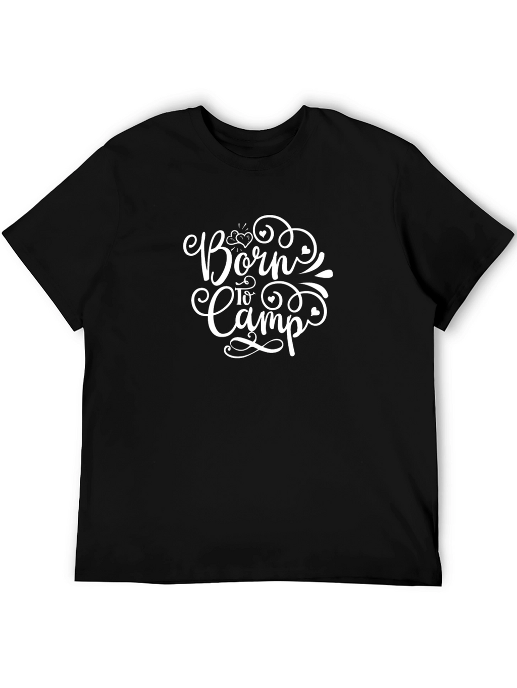 Born to Camp Black T-Shirt