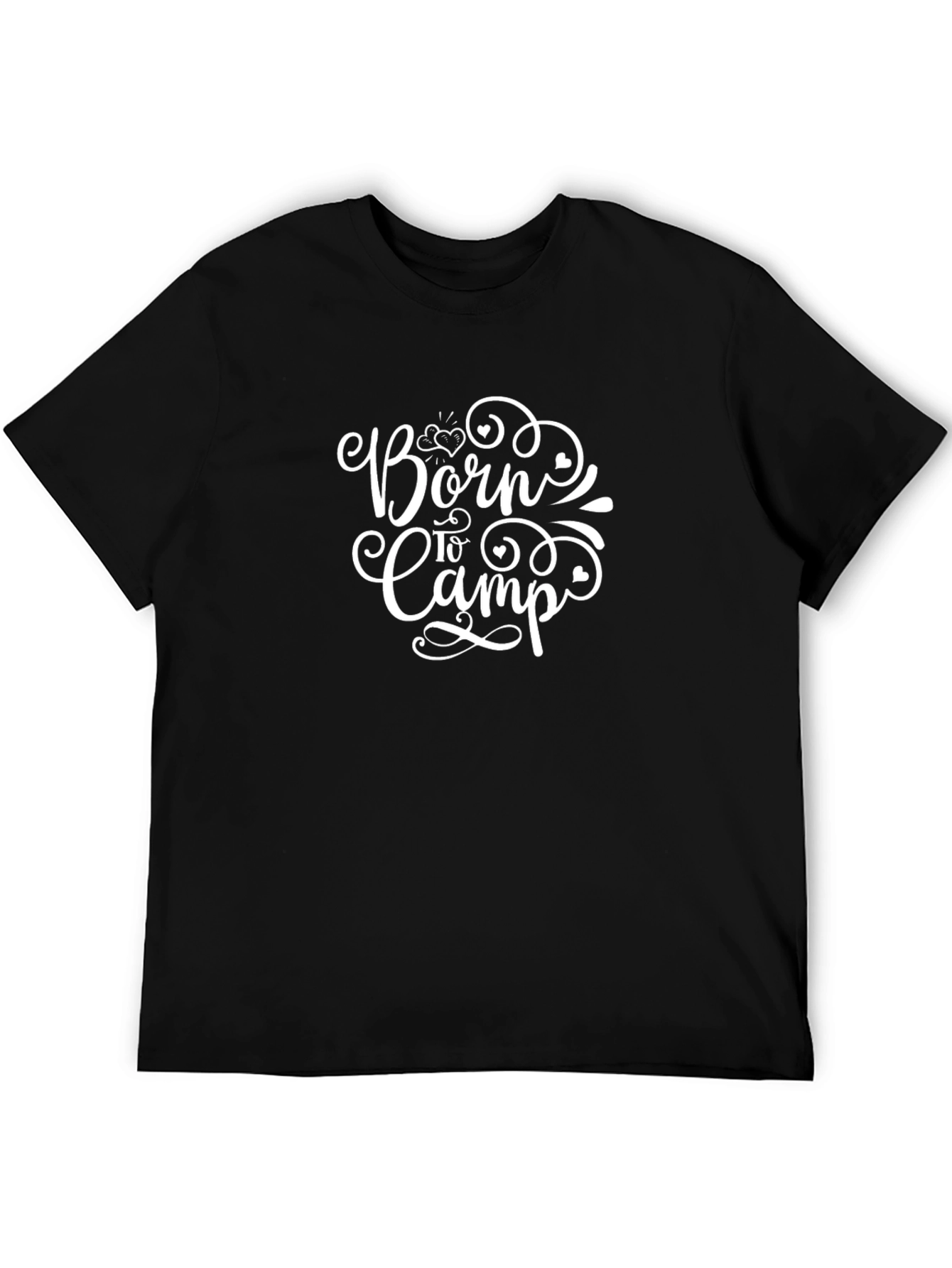 Born to Camp Black T-Shirt