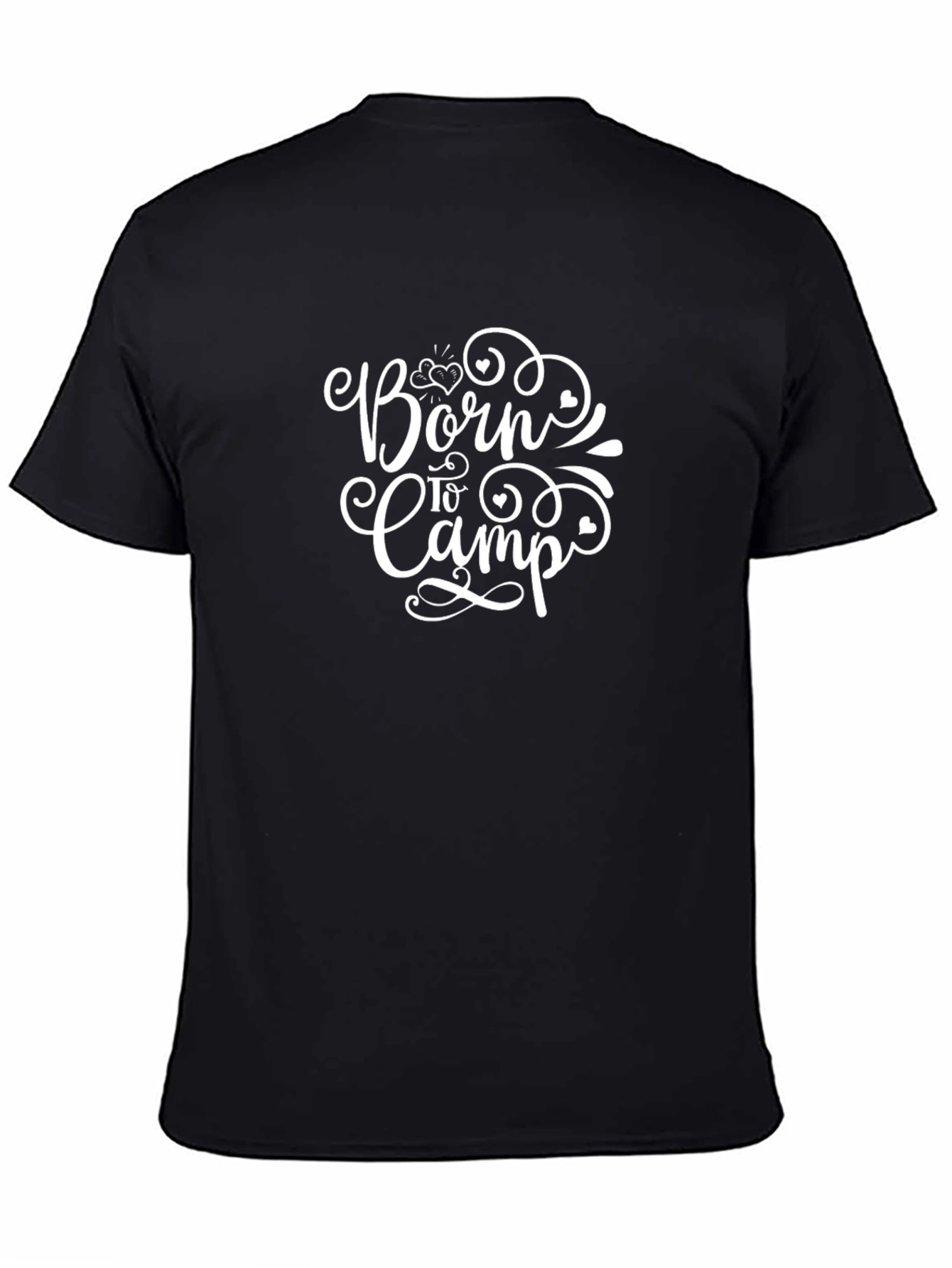 Born to Camp Black T-Shirt