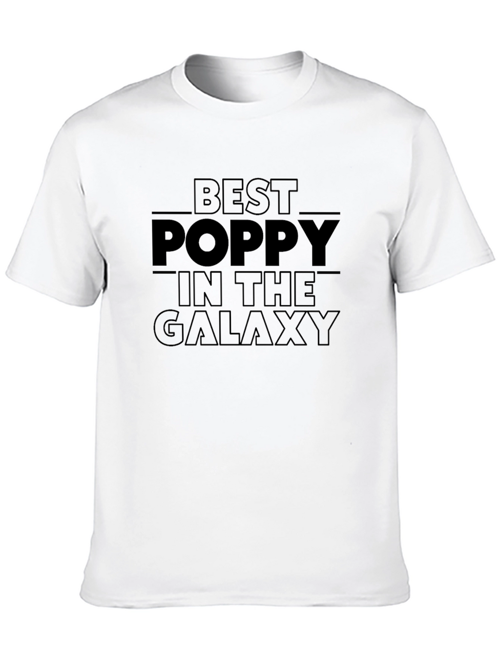 Best Poppy in The Galaxy Black T-Shirt