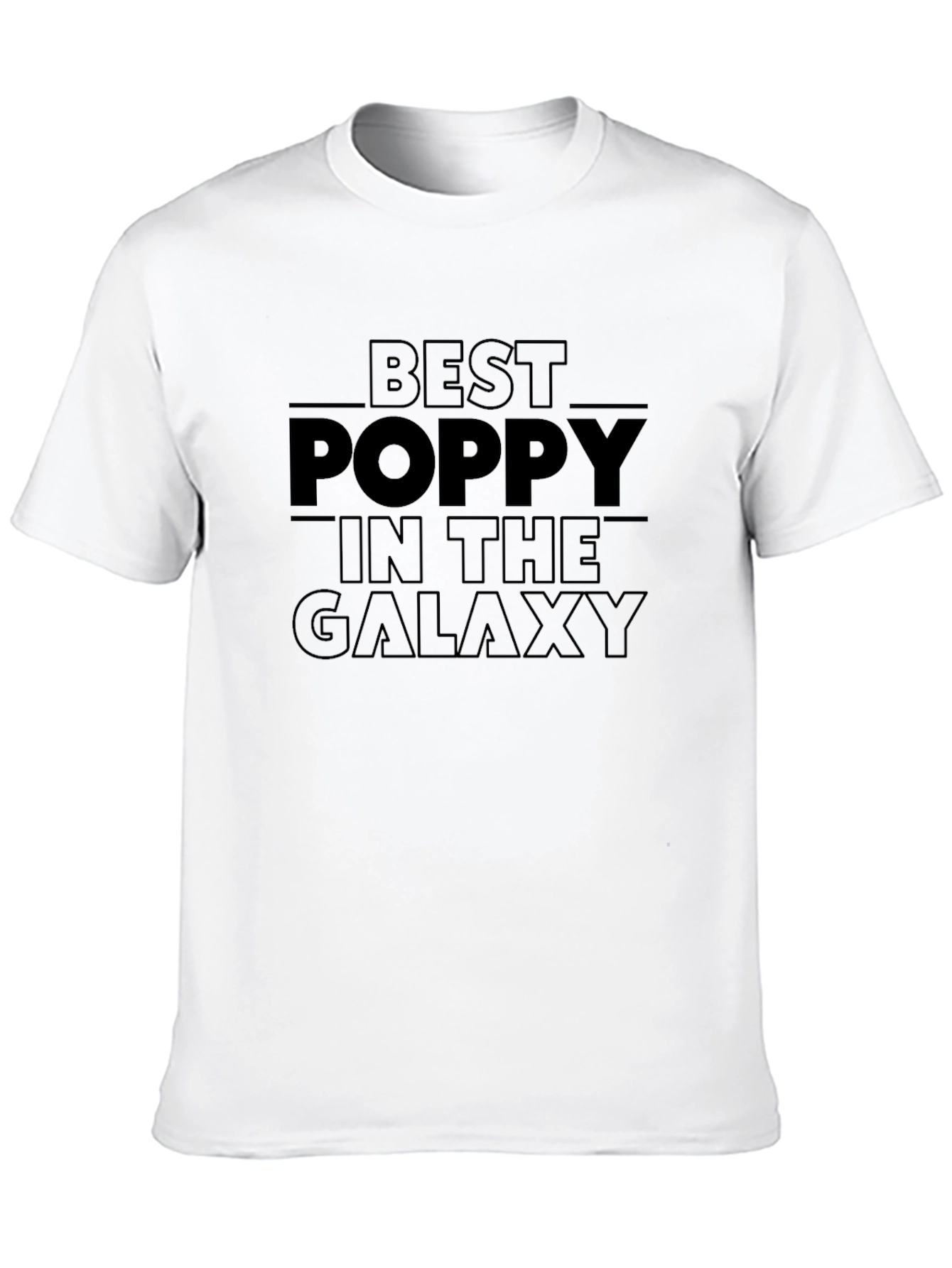 Best Poppy in The Galaxy Black T-Shirt