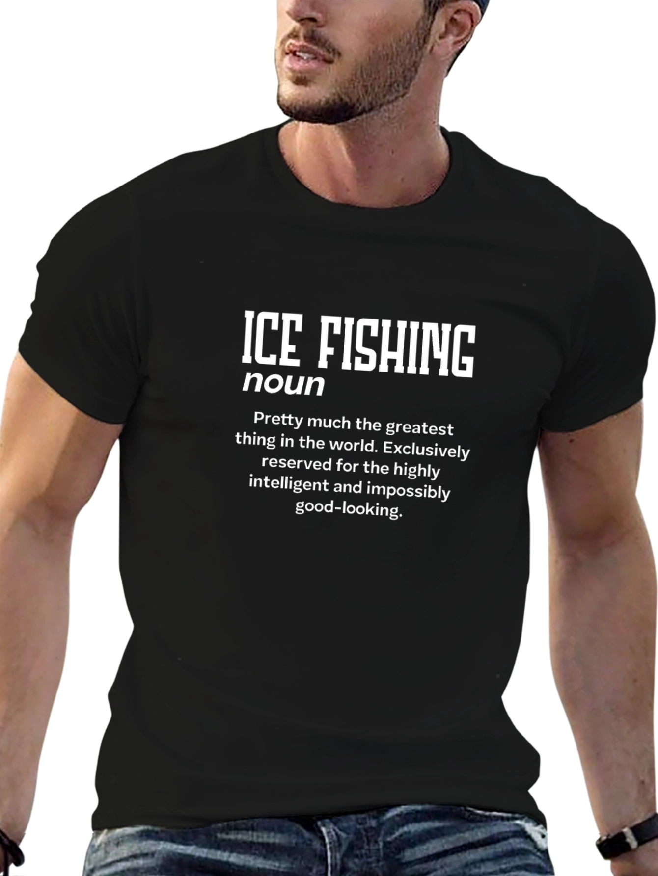 Ice Fishing Definition T-Shirt