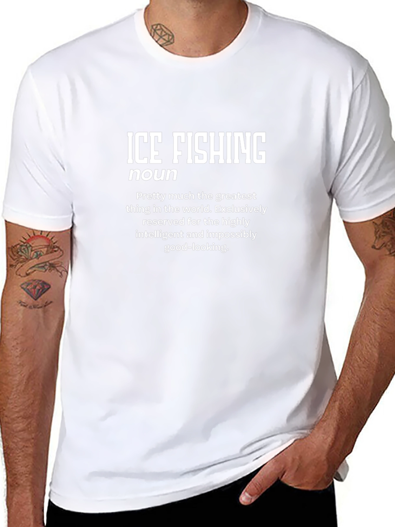 Ice Fishing Definition T-Shirt