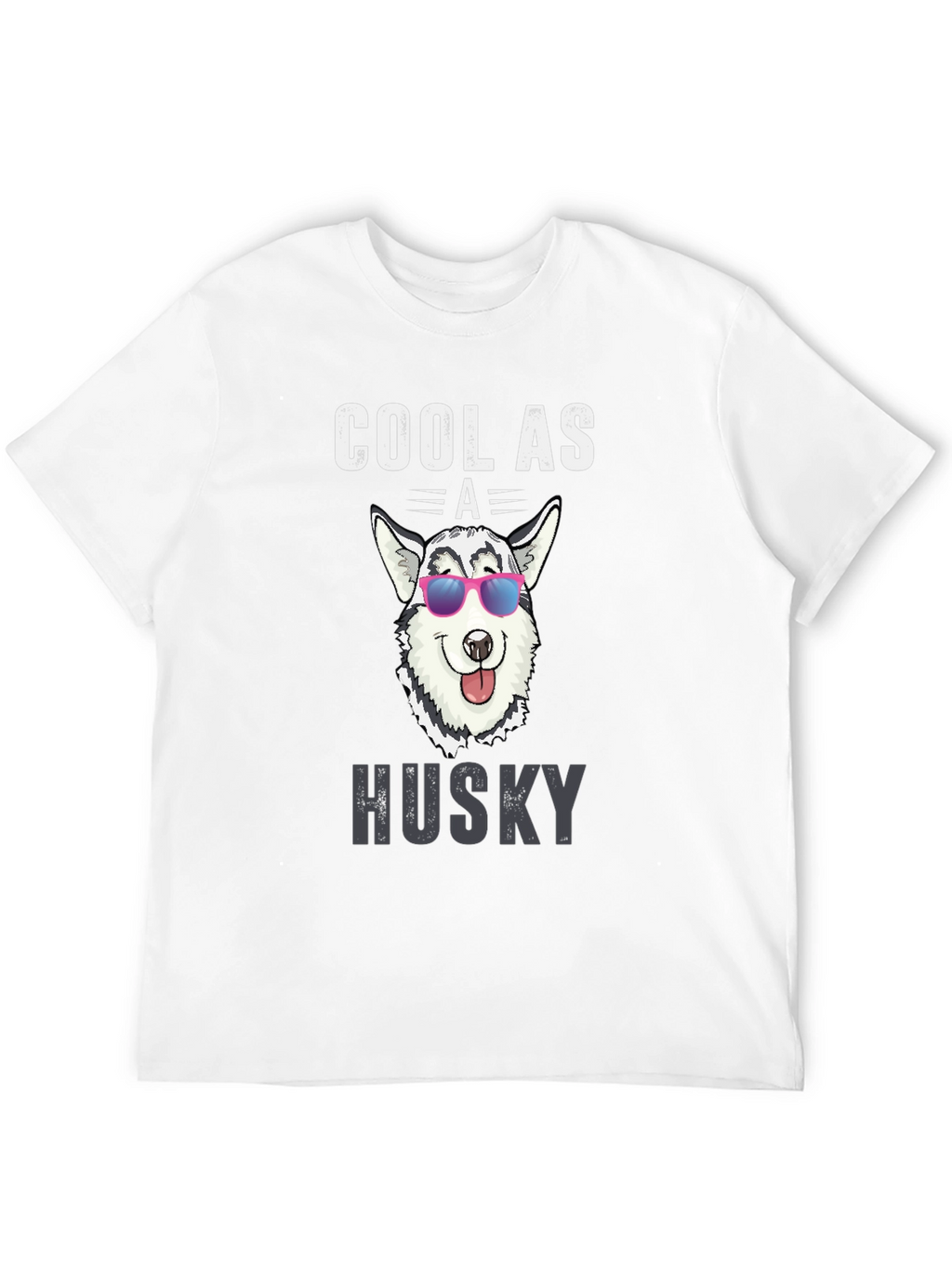 Cool Husky Graphic Tee - Dog Lover T-Shirt