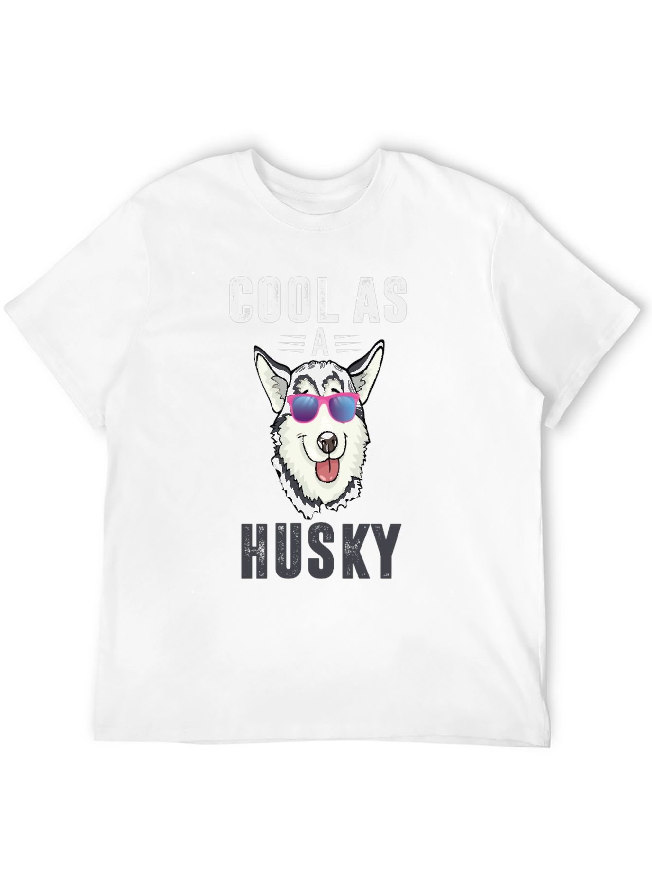 Cool Husky Graphic Tee - Dog Lover T-Shirt
