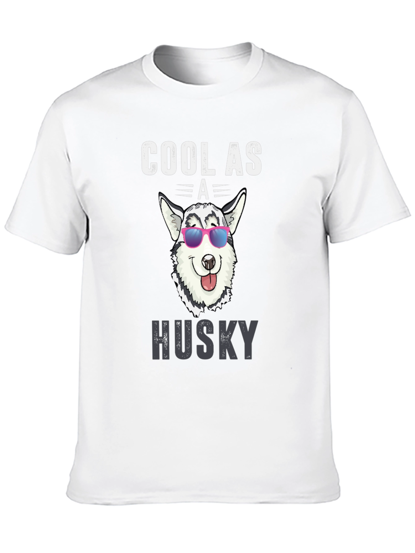 Cool Husky Graphic Tee - Dog Lover T-Shirt