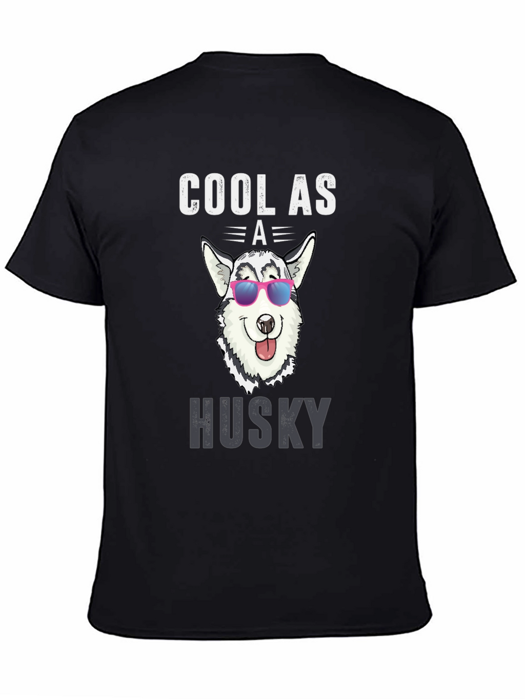 Cool Husky Graphic Tee - Dog Lover T-Shirt