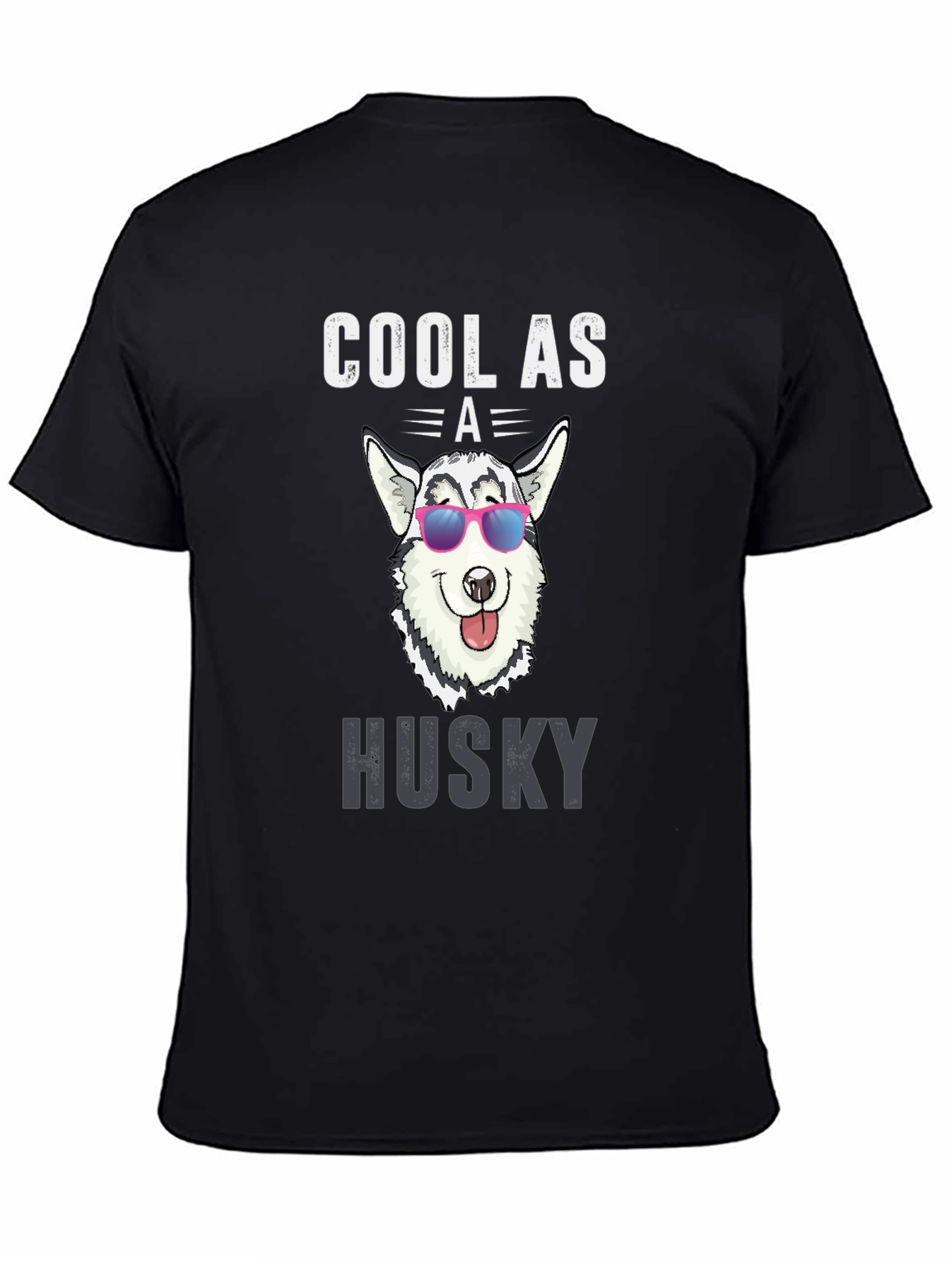 Cool Husky Graphic Tee - Dog Lover T-Shirt