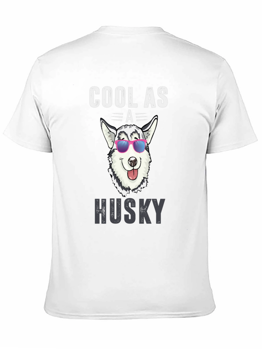 Cool Husky Graphic Tee - Dog Lover T-Shirt