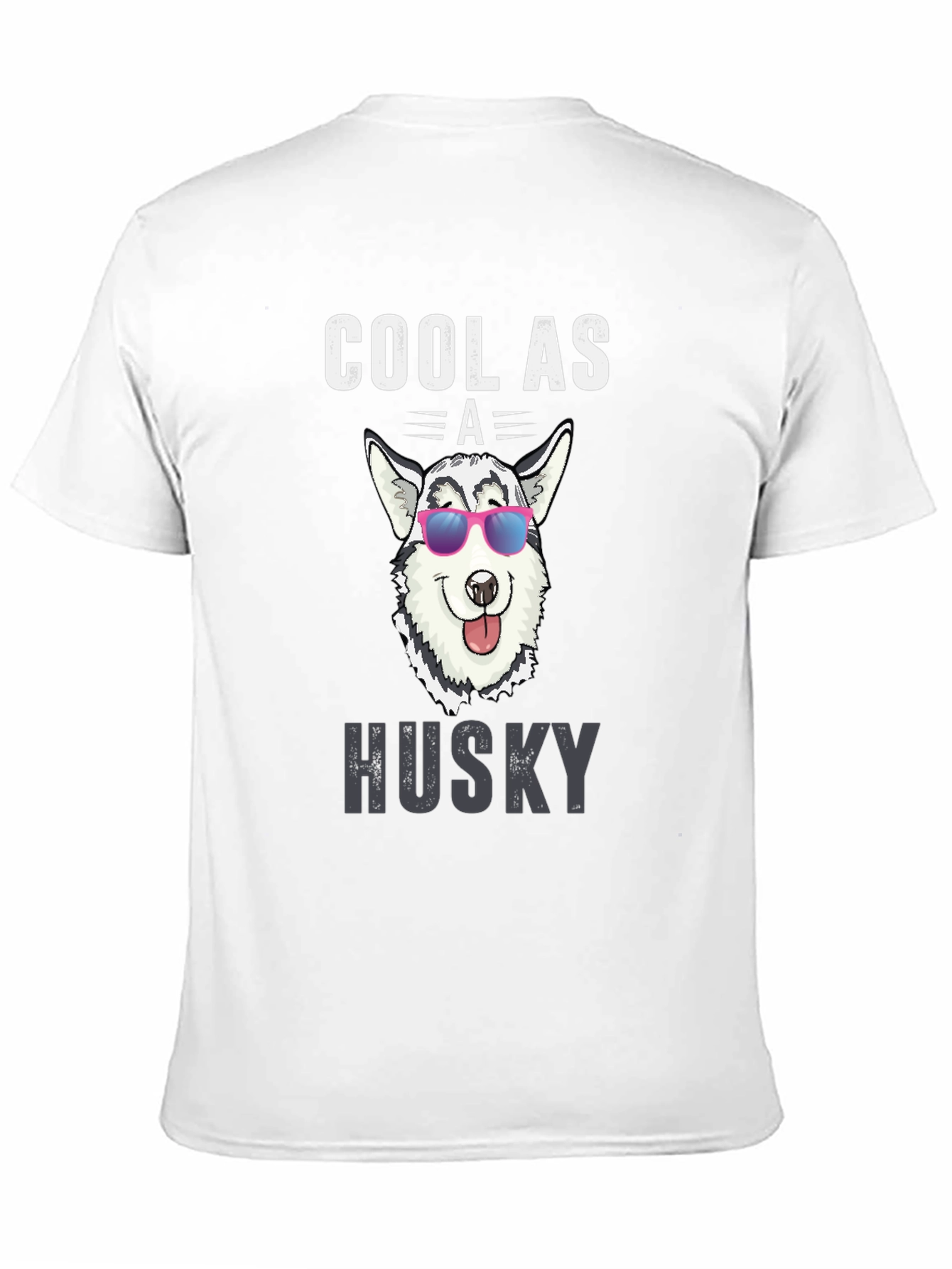 Cool Husky Graphic Tee - Dog Lover T-Shirt