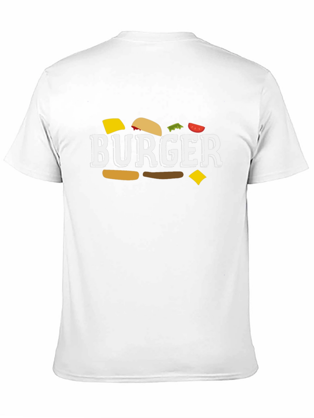 Burger Graphic T-Shirt - Unisex Crew Neck Tee