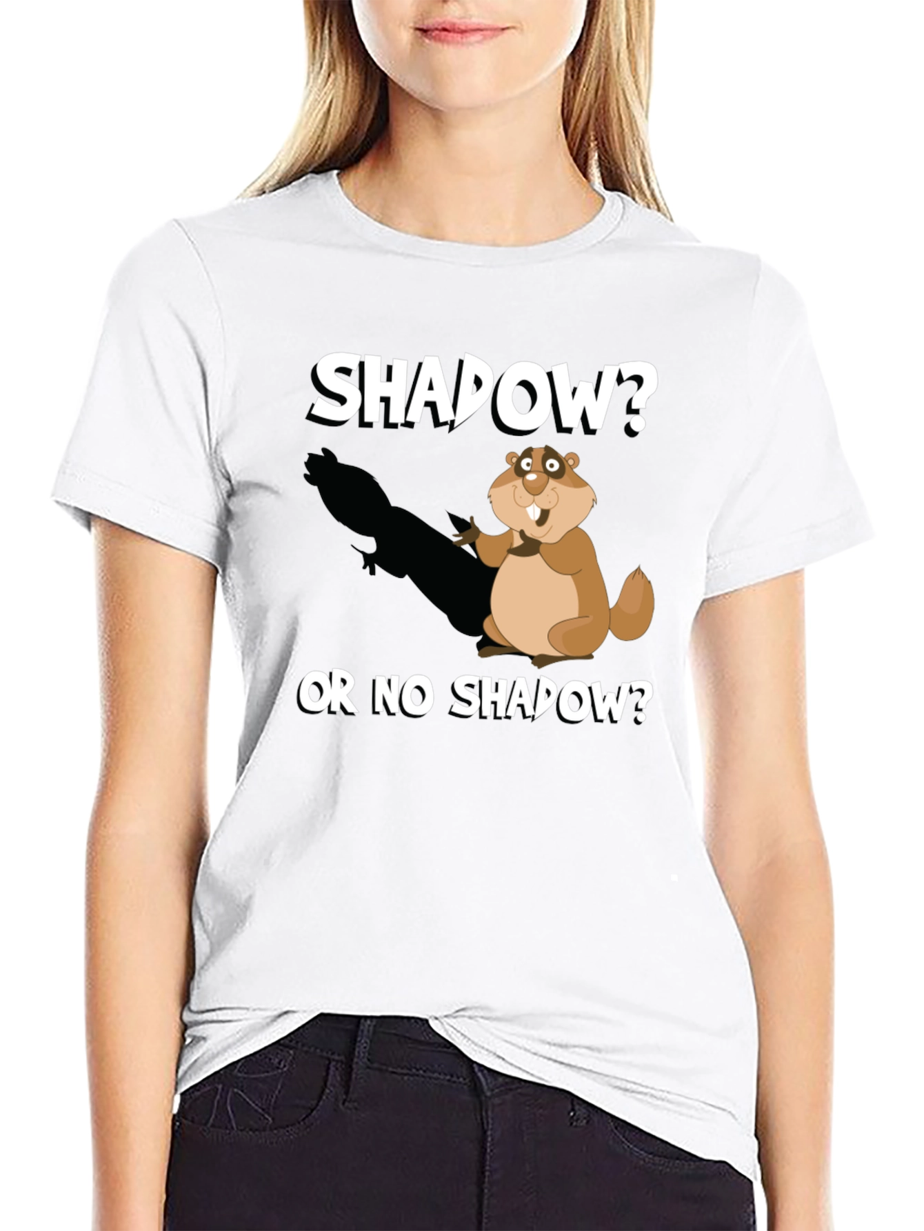 Shadow or No Shadow Groundhog Day T-Shirt
