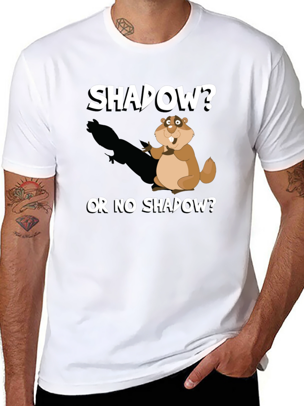 Shadow or No Shadow Groundhog Day T-Shirt