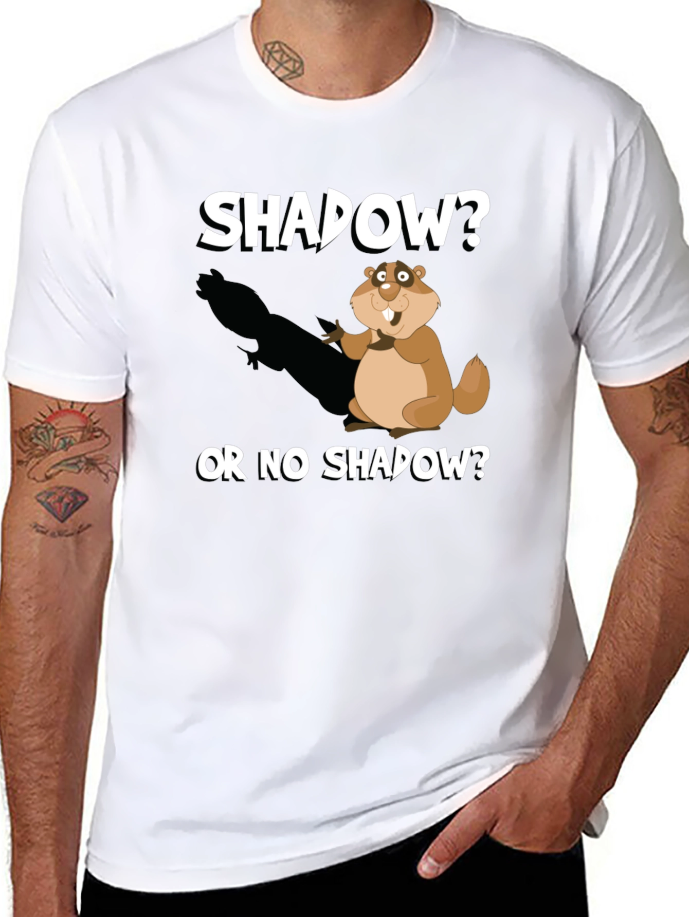 Shadow or No Shadow Groundhog Day T-Shirt