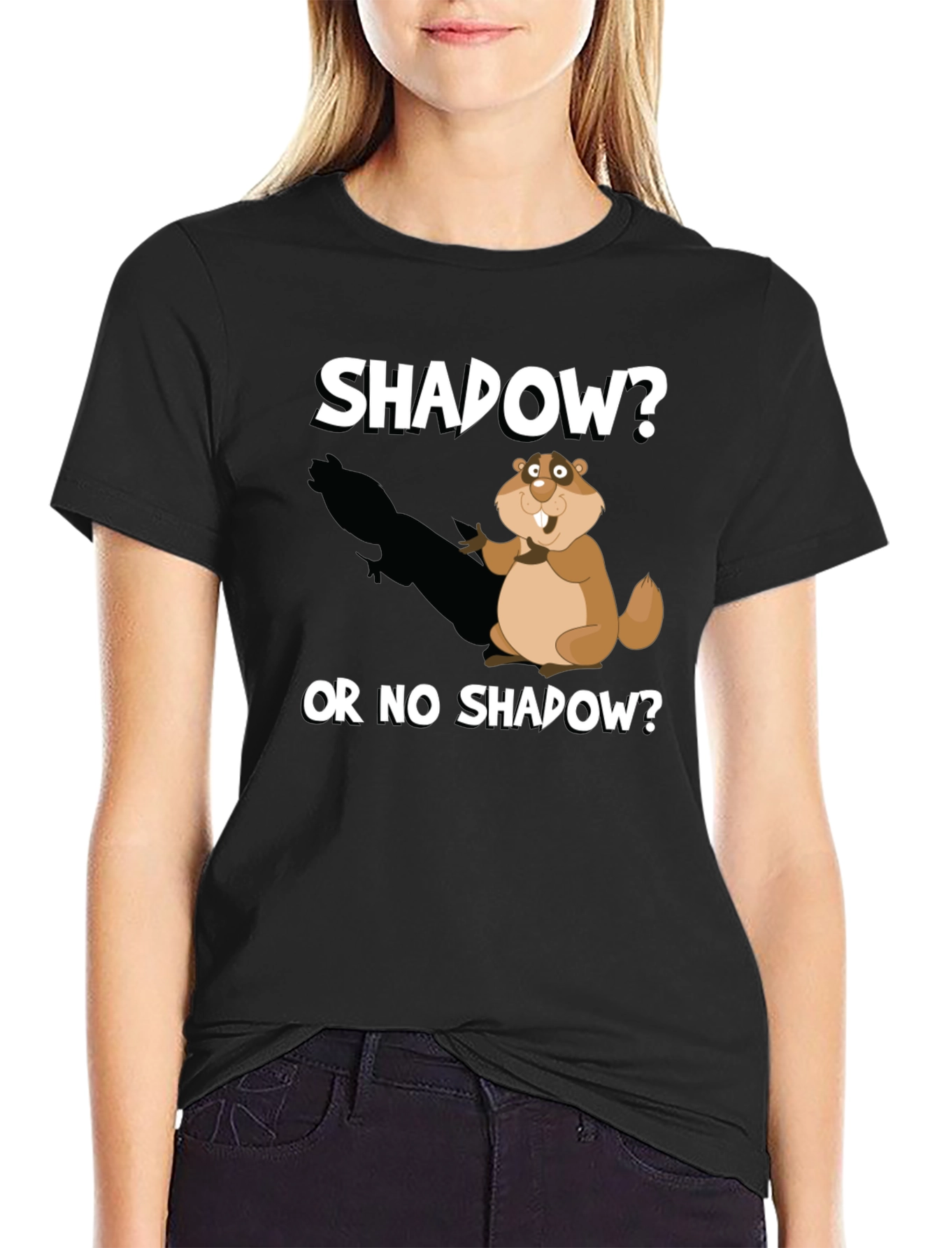 Shadow or No Shadow Groundhog Day T-Shirt
