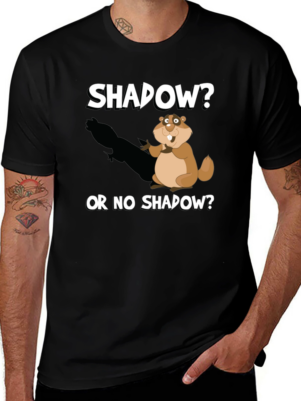 Shadow or No Shadow Groundhog Day T-Shirt