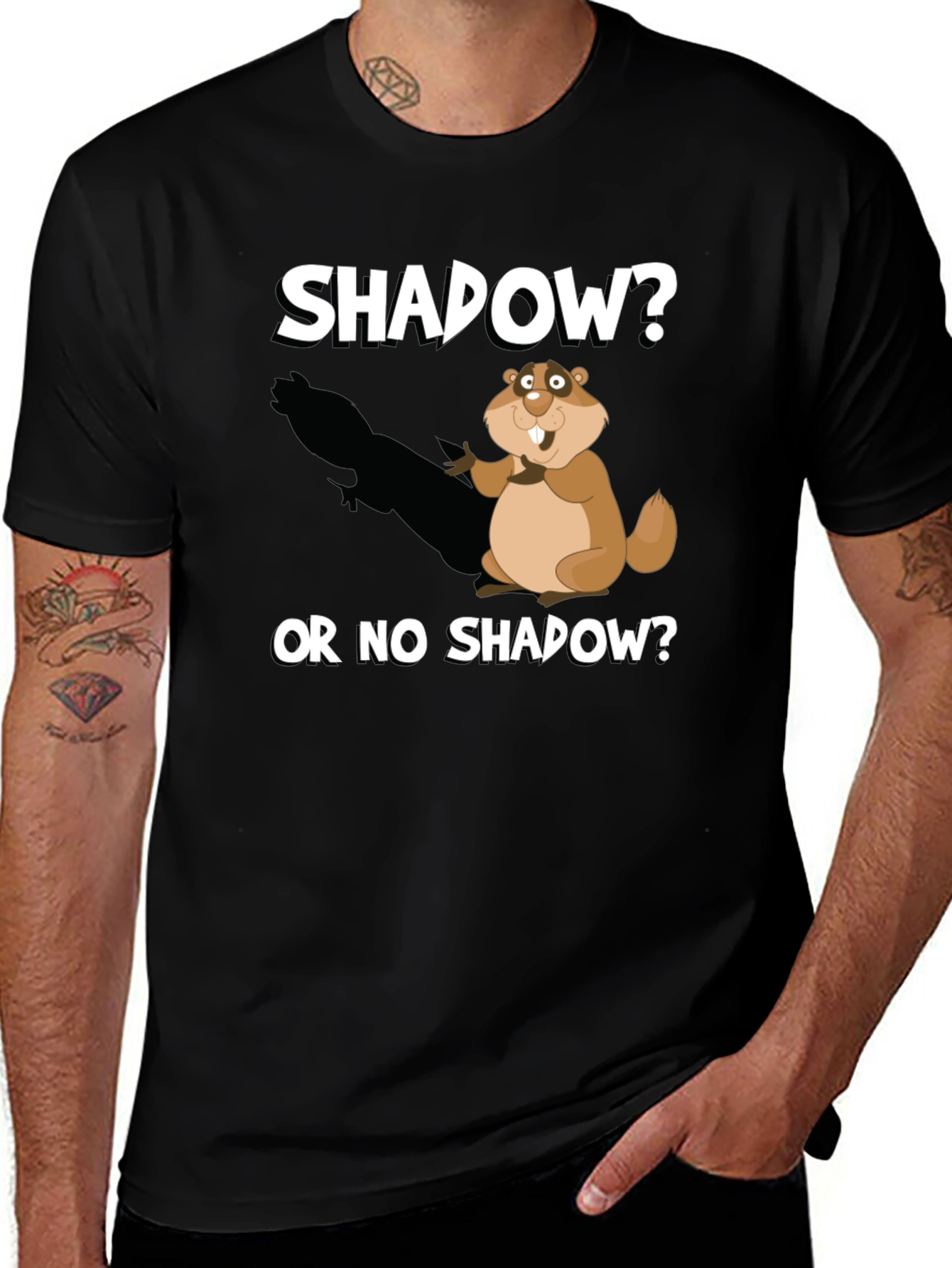 Shadow or No Shadow Groundhog Day T-Shirt
