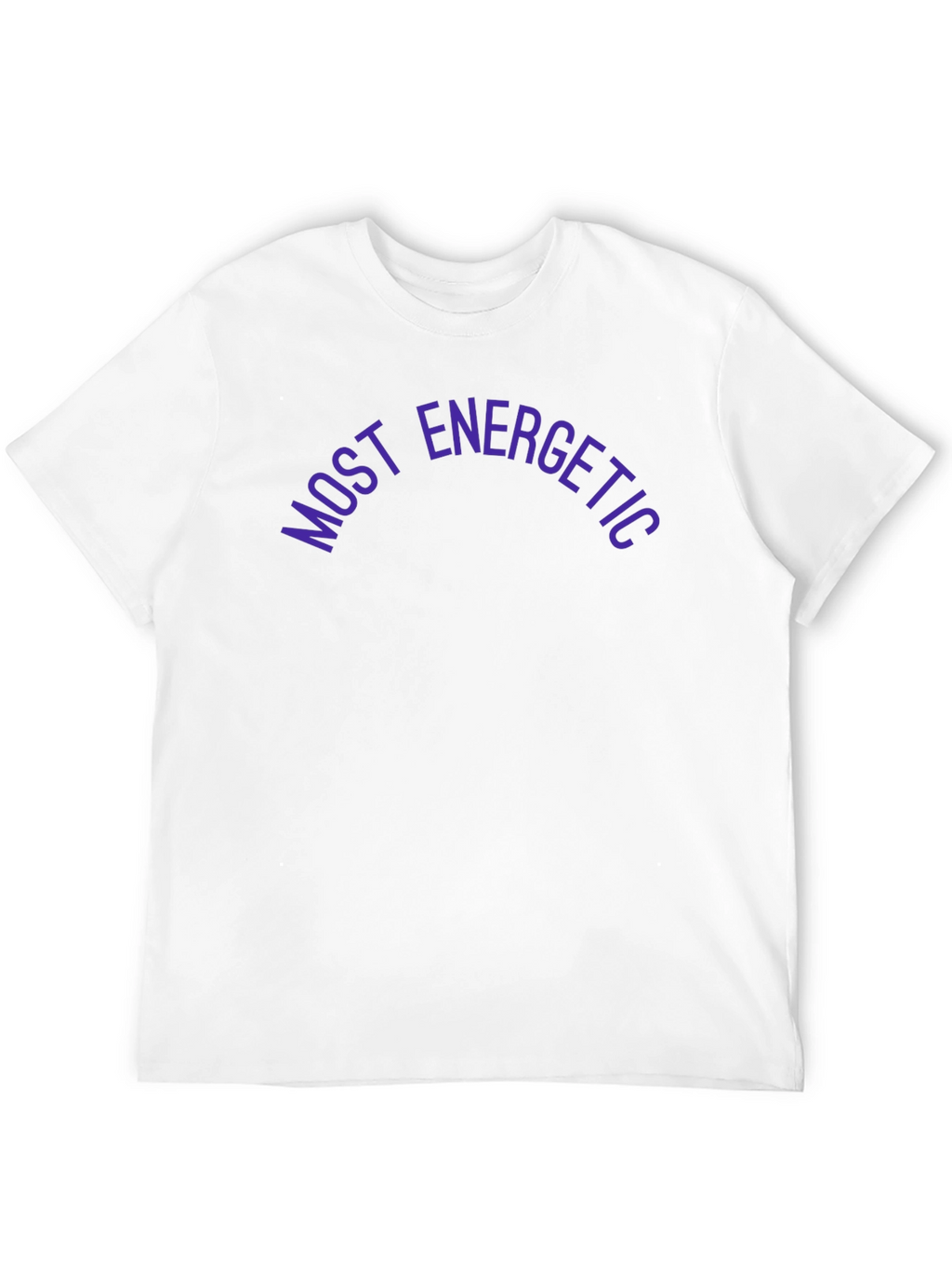 Most Energetic Black Graphic Tee