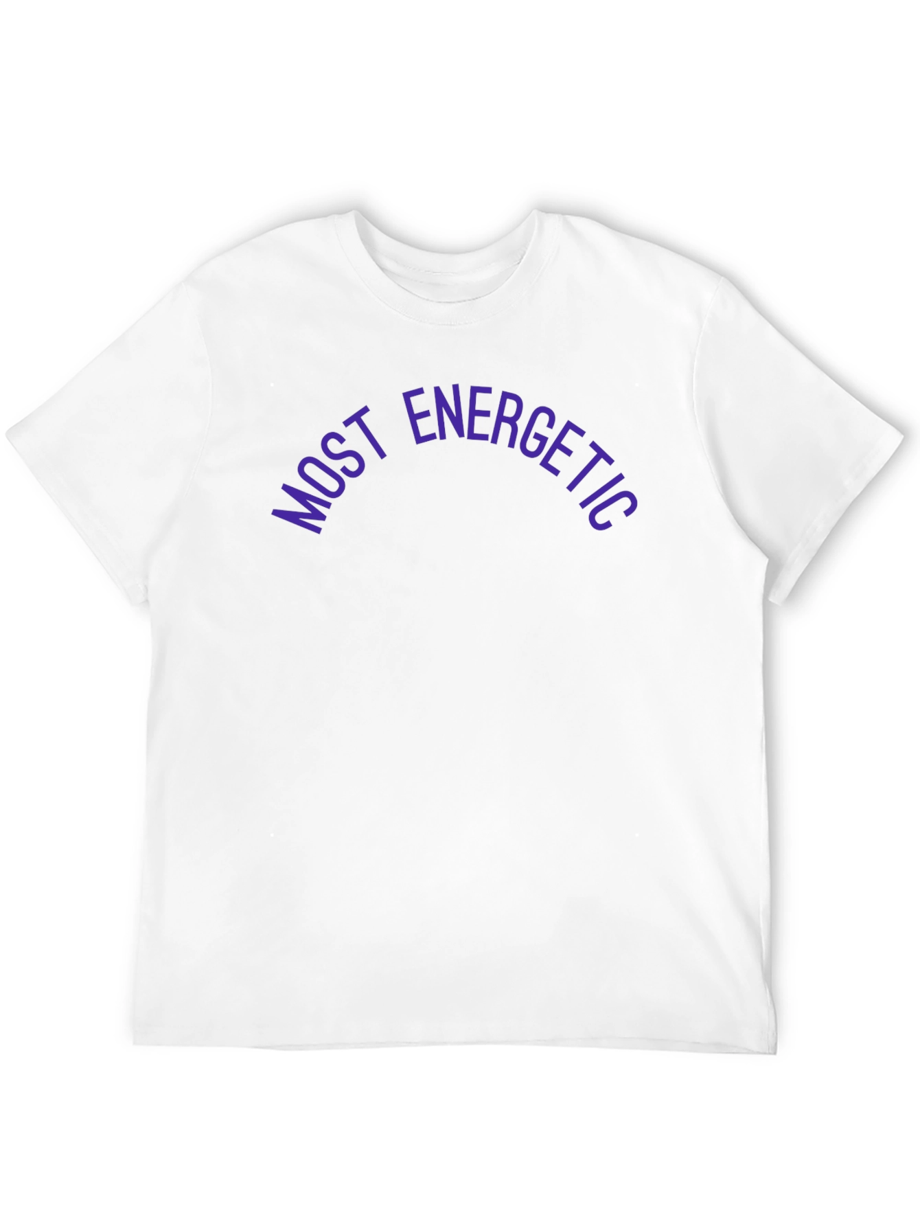Most Energetic Black Graphic Tee