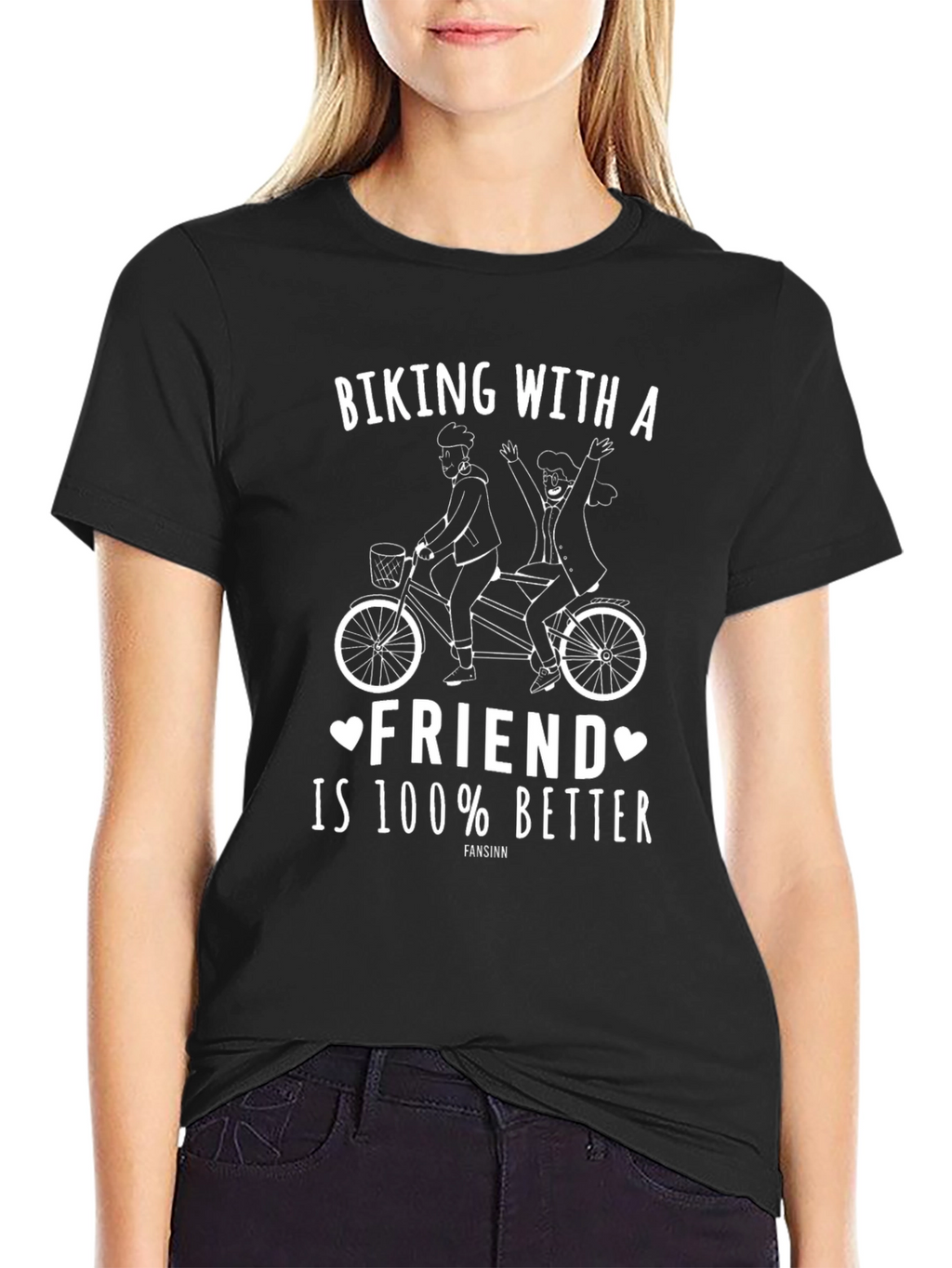 Biking With a Friend Graphic Tee