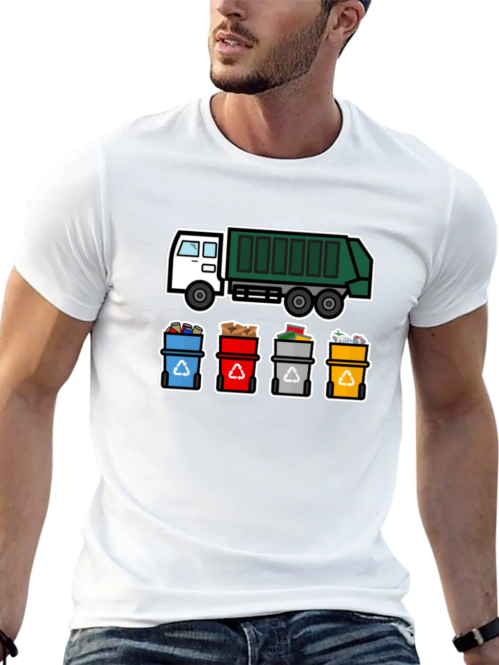 Recycle Truck T-Shirt - Eco-Friendly Tee