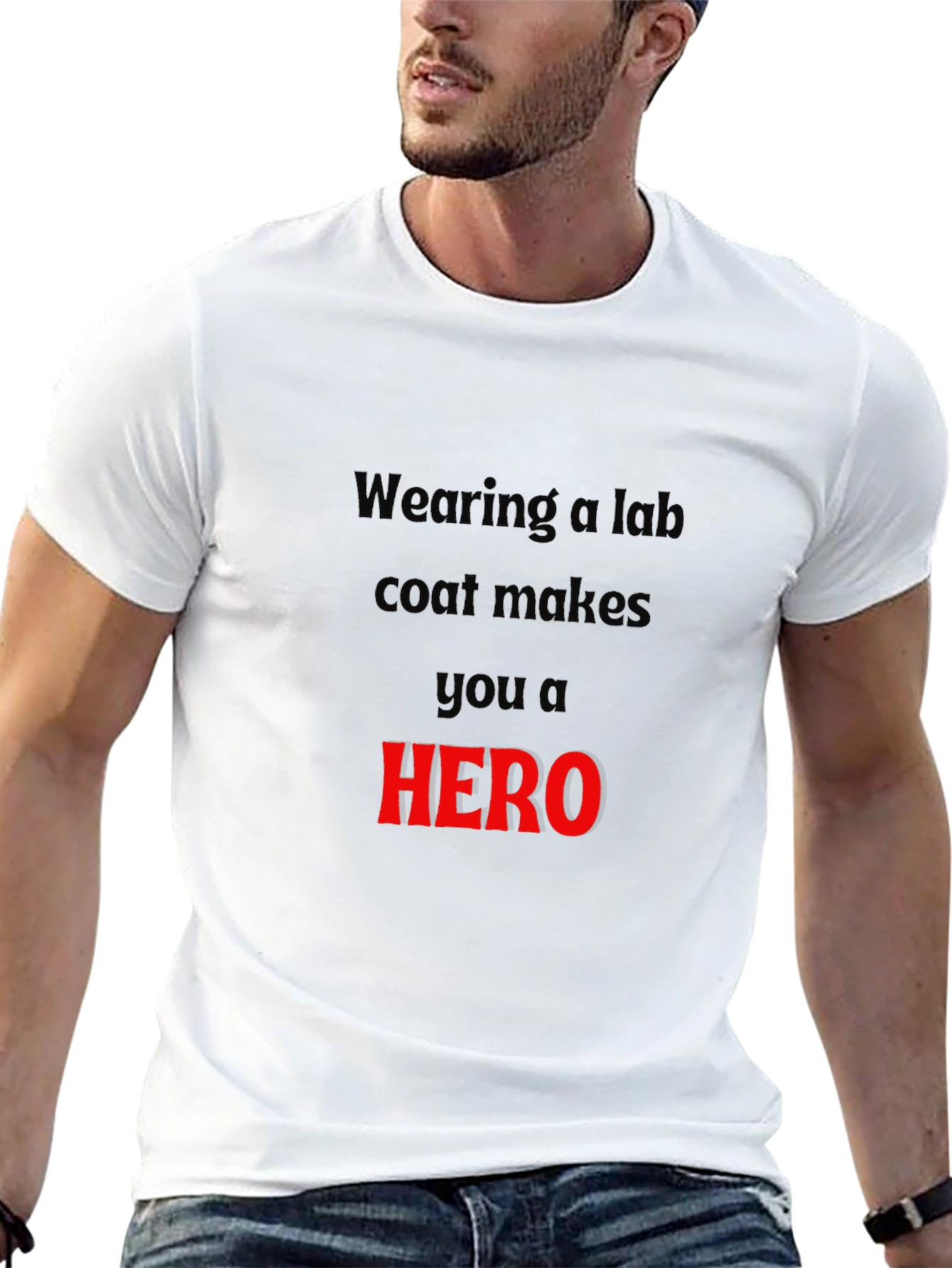 Lab Coat Hero Graphic Tee